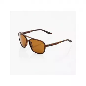 100% Kasia Gafas de sol - Lente Peakpolar Soft Tact Havana