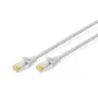 DIGITUS cable de conexión CAT6A S/FTP, 0,5 m, gris