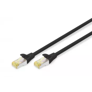 DIGITUS cable de conexión CAT6A S/FTP, 0,5 m, negro