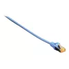DIGITUS Cable de red - CAT6a - S/FTP - protección de lengüeta - Cu - 1 m - Azul