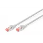 Cable de conexión DIGITUS CAT6 S/FTP, 0,5 m, gris