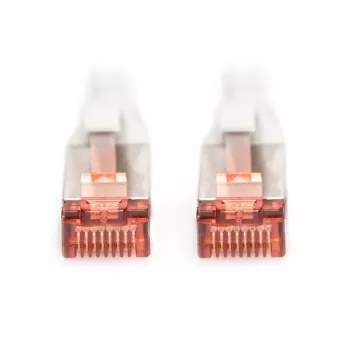 Cable de conexión DIGITUS CAT6 S/FTP, 0,5 m, gris