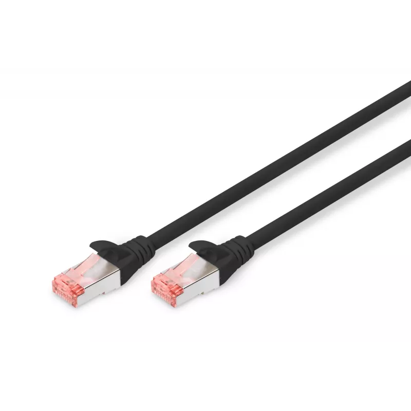 DIGITUS Cable de red - CAT6 - S/FTP - Snagless - Cu - 2m - negro