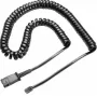 Cable POLY U10P-S negro 67g conectividad ligera fiable