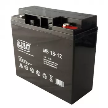 Batería de plomo-ácido AGM sellada 12V 18Ah – sin mantenimiento, conectores F2