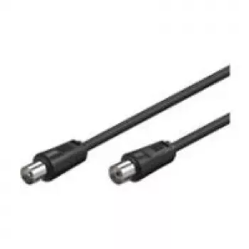 Wentronic Goobay 11563 cable de antena IEC macho/hembra, 7,5 m, negro