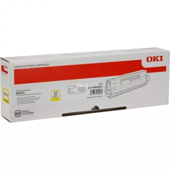 OKI Cartucho de tóner - 10 mil páginas - Amarillo