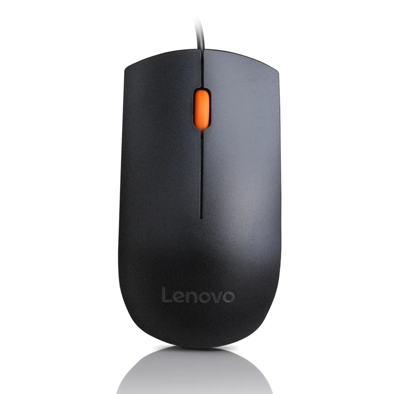 Ratón USB ambidiestro con cable Lenovo GX30M41577 óptico, conexión USB, diseño ambidiestro