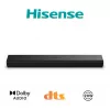 Hisense HS1000 barra de sonido 2.0 canales 60W Bluetooth HDMI ARC USB AUX óptico negro