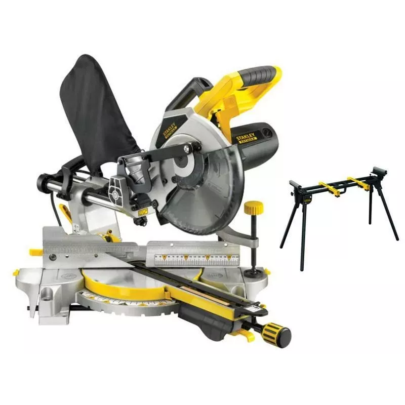 Stanley ingletadora y tronzadora 254mm con soporte
