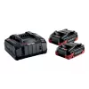 METABO batería LiHD Xtreme 18V 4.0Ah 2 unidades + cargador ASC 290