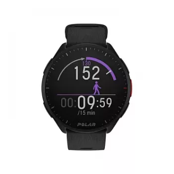 Polar Pacer GPS Running Watch - Night Black - S/L Strap - 1,2 pulgadas MIP Display - 32 MB - Bluetooth