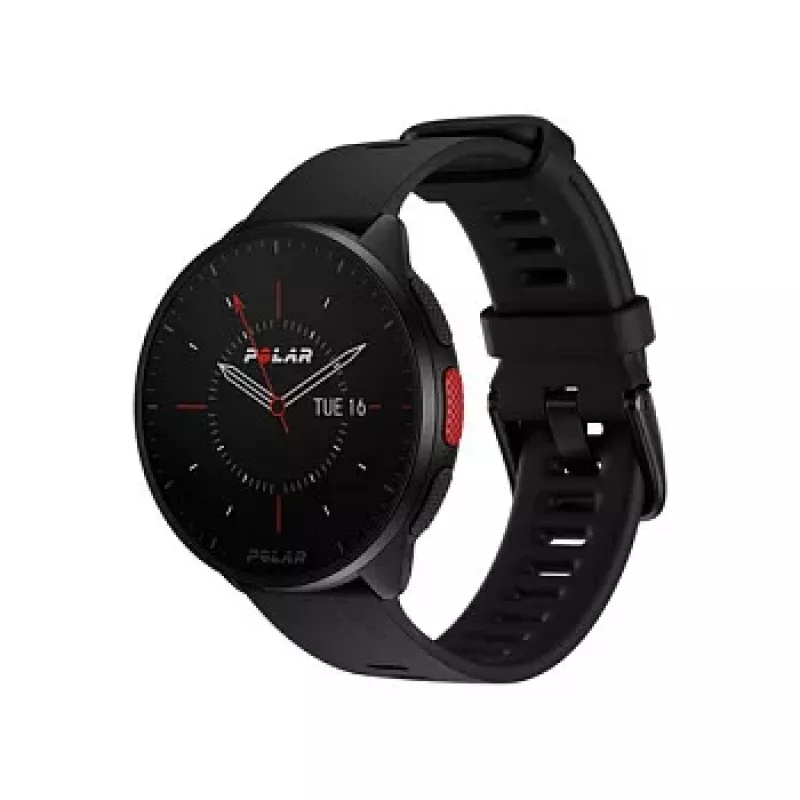 Polar Pacer GPS Running Watch - Night Black - S/L Strap - 1,2 pulgadas MIP Display - 32 MB - Bluetooth