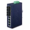 PLANET ISW-621TS15 switch Fast Ethernet industrial L2 no gestionado con 4x 10/100 + 2x 100Base-FX SC multimodo, montaje en carril DIN/pared, -40 a 75 °C