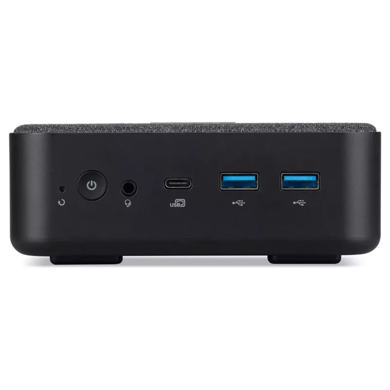 Acer Revo Box RB102-BARR Barebone Mini-PC, Ryzen 5 7430U, 16GB RAM, 512GB SSD, Radeon Graphics, Wi-Fi 6E, Bluetooth, 1GbE, 2.5GbE, Windows 11 Home, negro
