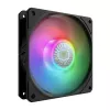 Ventilador de caja Cooler Master MasterFan MF120 Lite ARGB de 120 mm, 650–1750 RPM, 120 m³/h, 30 dB, negro