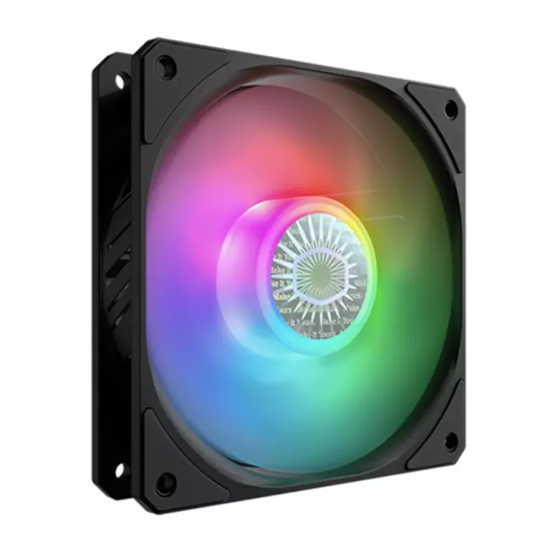Ventilador de caja Cooler Master MasterFan MF120 Lite ARGB de 120 mm, 650–1750 RPM, 120 m³/h, 30 dB, negro