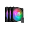 Cooler Master MasterFan 120 Lite ARGB pack de 3 - ventilador de caja - 30 dBA