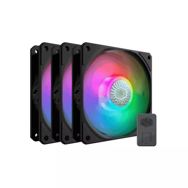 Cooler Master MasterFan 120 Lite ARGB pack de 3 - ventilador de caja - 30 dBA