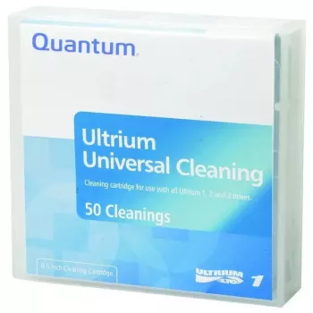 Quantum LTO Ultrium cartucho de limpieza con etiqueta de código de barras (MR-LUCQN-BC)