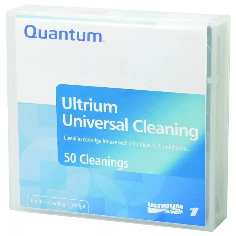 Quantum LTO Ultrium cartucho de limpieza con etiqueta de código de barras (MR-LUCQN-BC)