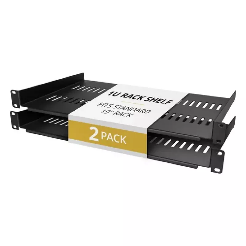 StarTech.com Bandeja extraíble ventilada para rack de servidor 1U con soporte - Alta capacidad 10 pulgadas de profundidad - pack de 2