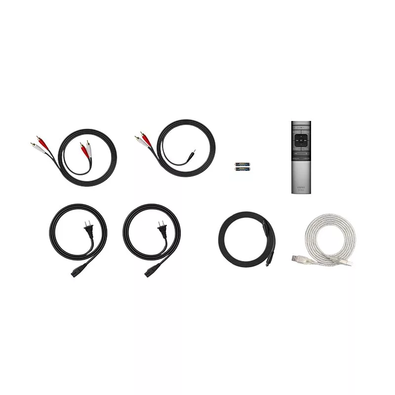 Edifier S3000MKII Altavoces de estantería inalámbricos premium 2.0, Marrón