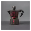 Bialetti Moka Express Sound Stranger Things Cafetera espresso para fogones 3 tazas (150 ml) Negra