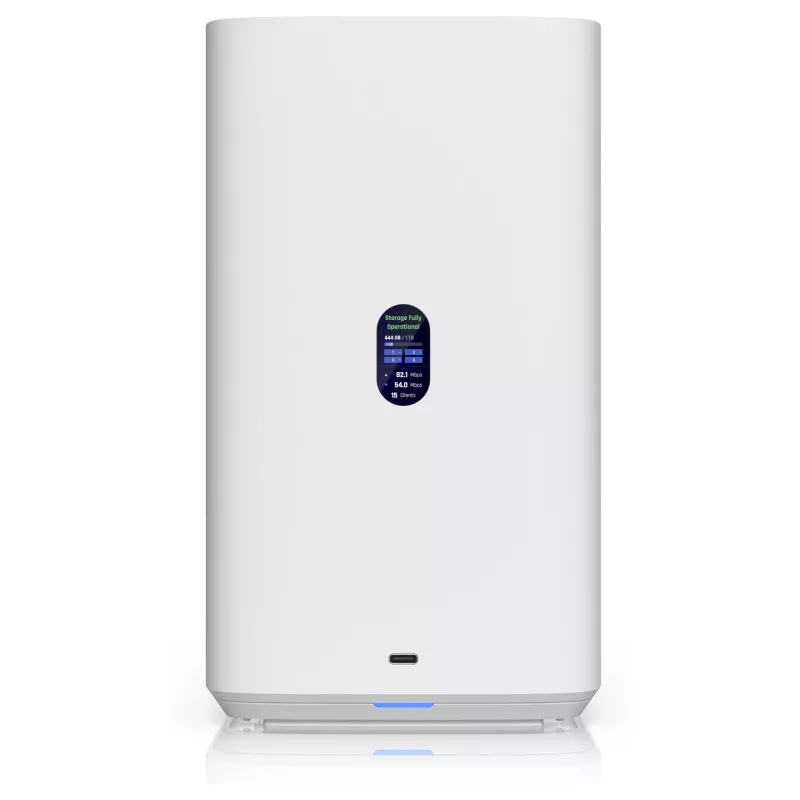 Ubiquiti UNAS-4-W Servidor NAS de 4 bahías, Blanco, 4GB RAM, 1x 2.5GbE, 1x expansión USB-C