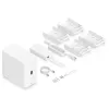 Ubiquiti UNAS-4-W Servidor NAS de 4 bahías, Blanco, 4GB RAM, 1x 2.5GbE, 1x expansión USB-C