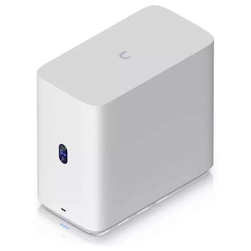 Ubiquiti UNAS-4-W Servidor NAS de 4 bahías, Blanco, 4GB RAM, 1x 2.5GbE, 1x expansión USB-C