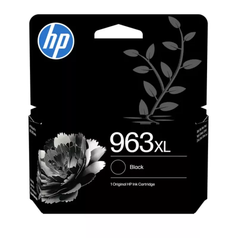 HP 963XL Cartucho de tinta original negro de alto rendimiento (42,5 ml, 2.000 páginas)