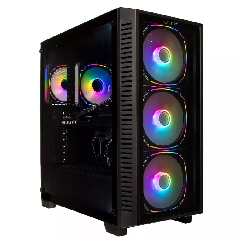 Captiva PC Highend Gaming I89-877 Intel Core Ultra 7 265KF, 32GB RAM DDR5, 2TB SSD M.2, Nvidia GeForce RTX 5070 (12GB GDDR7), Z890, Windows 11 Home