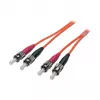EFB-Elektronik Cable de parcheo dúplex ST-ST OM2 3m LSZH 3mm naranja