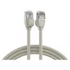EFB Elektronik Cable de parcheo RJ45 Cat.6A U/FTP TPE 4mm Ultraflex gris 1m