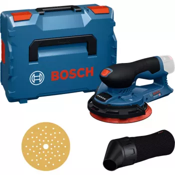 Bosch Professional GEX 12V-150-3 Lijadora orbital excéntrica a batería (12V, 150 mm, motor Brushless EC, en L-BOXX)