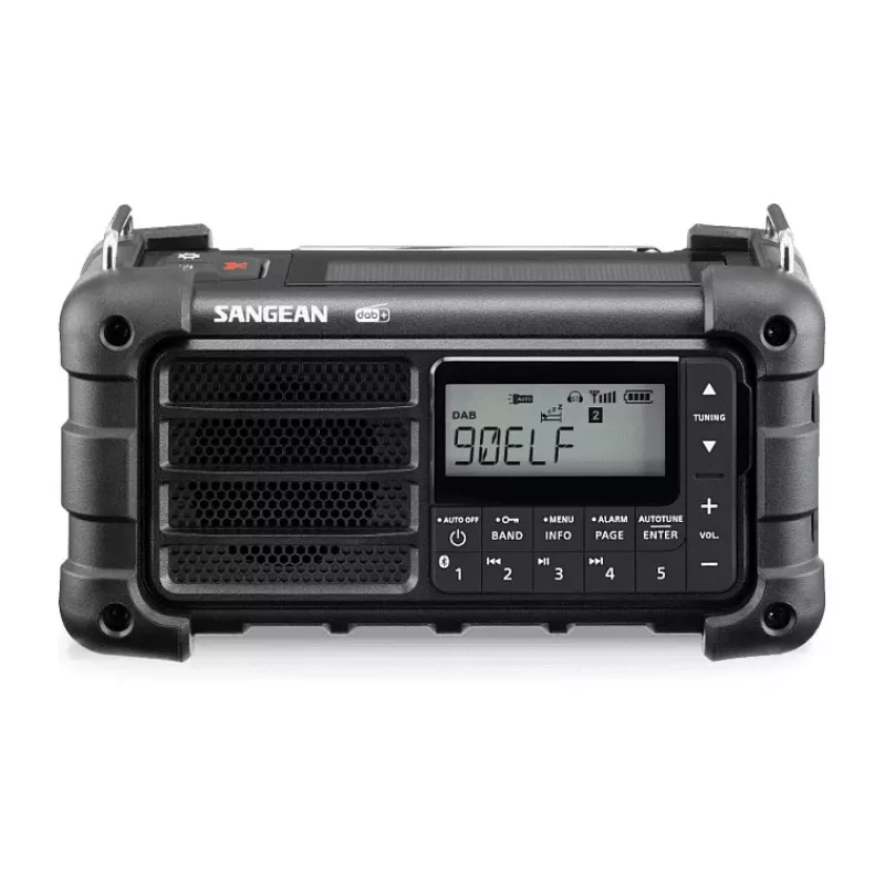Sangean MMR-99 DAB Negro Radio de emergencia/manivela/solar
