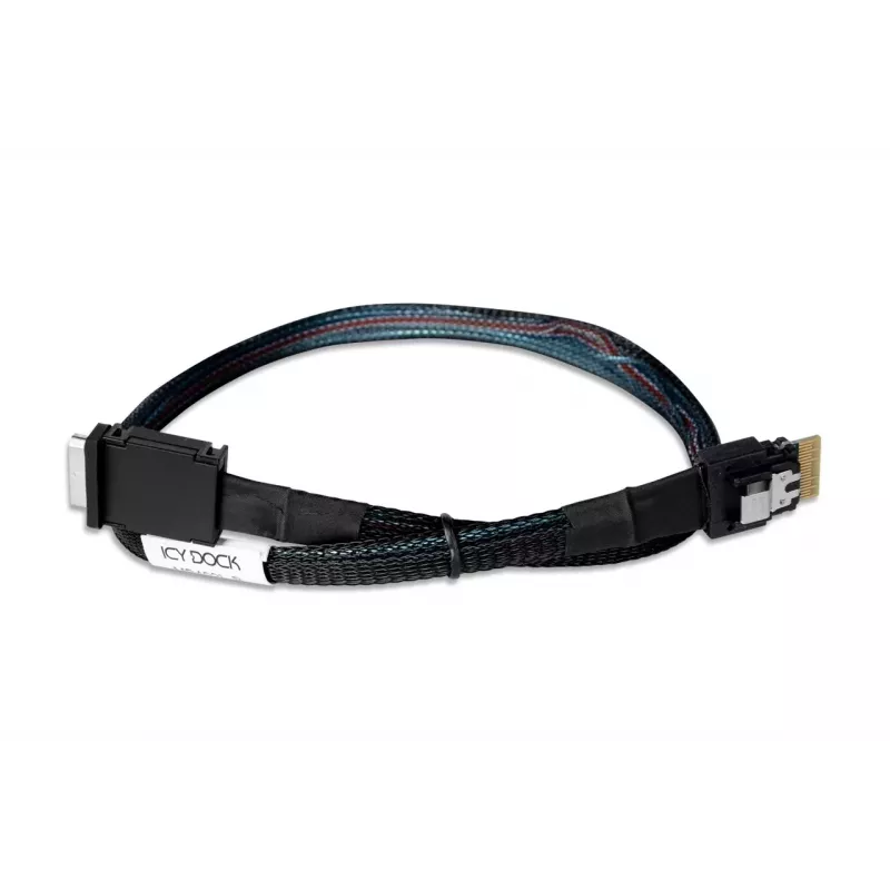 IcyBox IcyDock Cable SlimSAS 4i a OCuLink 4i, PCIe 4.0, 0,5 m