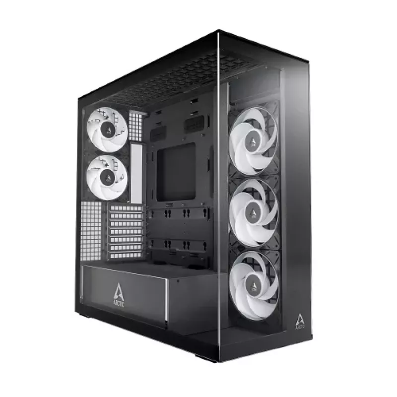 ARCTIC Xtender Caja ATX semitorre con cristal templado Negro