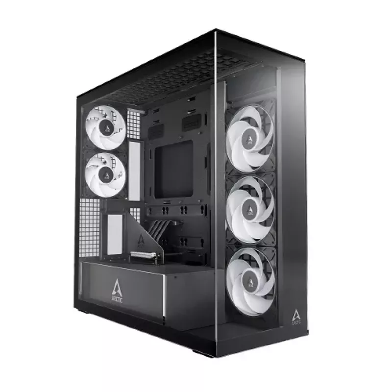 ARCTIC Xtender VG Caja de PC Midi Tower, ATX, Negro, cristal transparente