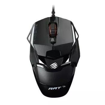 Mad Catz THE AUTHENTIC R.A.T. 1+ Ratón gaming (MR01MCINBL000-0) - Negro/Rojo