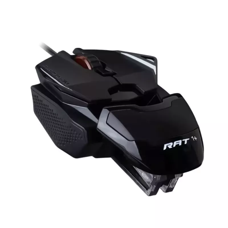 Mad Catz THE AUTHENTIC R.A.T. 1+ Ratón gaming (MR01MCINBL000-0) - Negro/Rojo