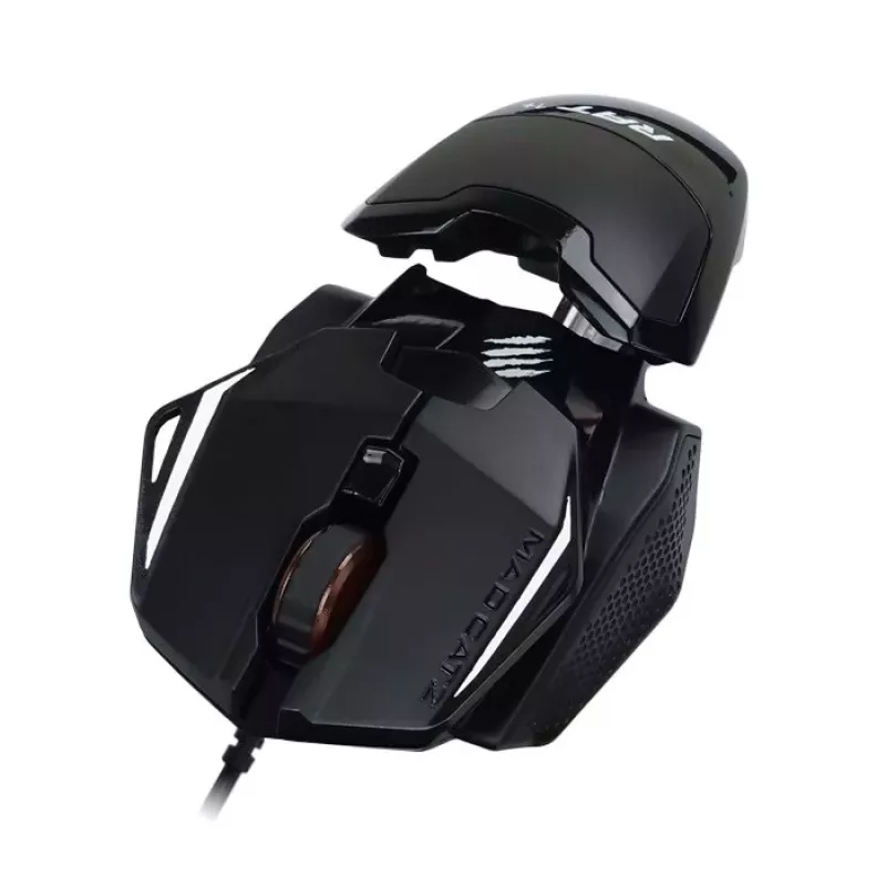 Mad Catz THE AUTHENTIC R.A.T. 1+ Ratón gaming (MR01MCINBL000-0) - Negro/Rojo