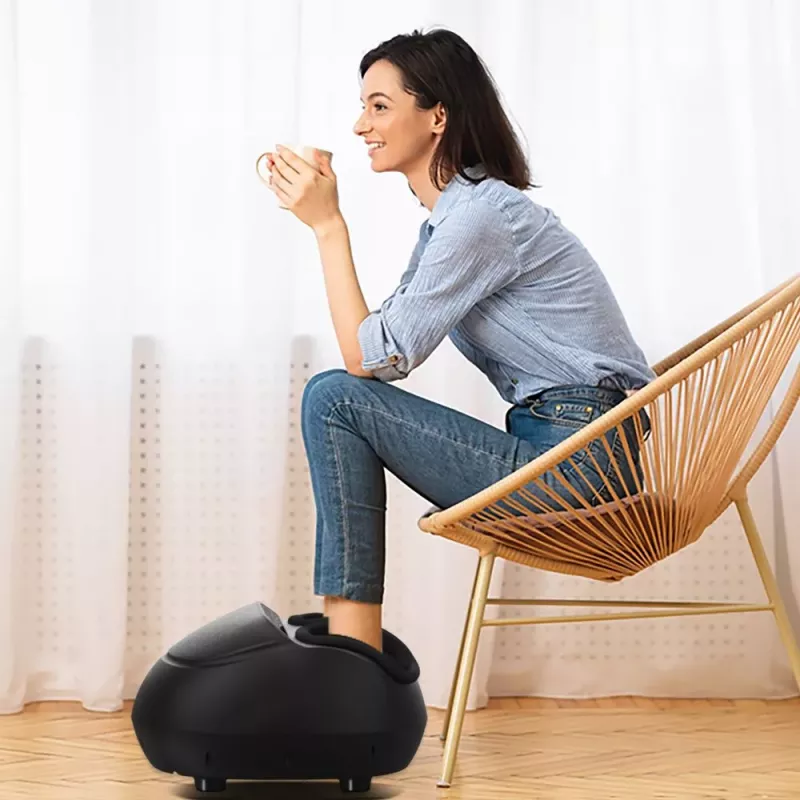 RENPHO Masajeador de pies Shiatsu para fascitis plantar, Negro