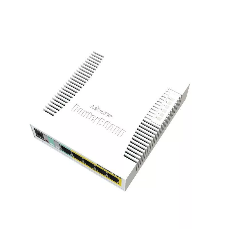 MikroTik RB260GSP Switch Gigabit PoE de 5 puertos con SFP