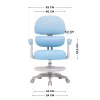 MARK ADLER Junior 4.4 Silla giratoria azul