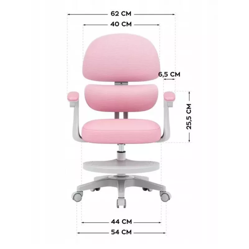 MARK ADLER Junior 4.4 Silla de escritorio giratoria rosa