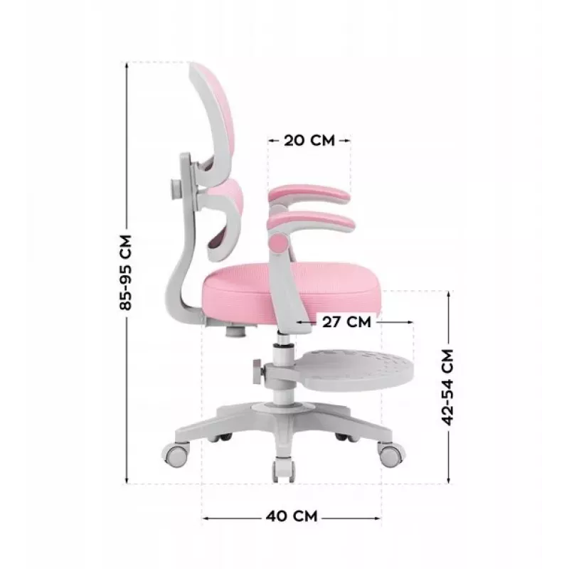 MARK ADLER Junior 4.4 Silla de escritorio giratoria rosa
