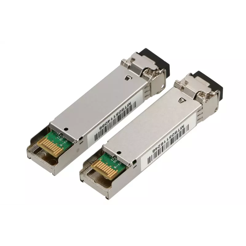 Módulo SFP MikroTik S-3553LC20D, 1,25 Gb/s, 20 km, monomodo, par (T1310nm/R1550nm) + (T1550nm/R1310nm)