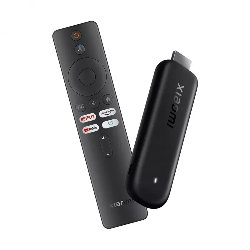 Xiaomi TV Stick HD (2.ª gen) - Reproductor multimedia en streaming 1080p, Android TV 11, 1GB RAM, 8GB almacenamiento, Bluetooth 5.0, negro